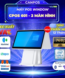 Máy pos cảm ứng Window CPOS601 - 2 Màn hình 15.6 inch ( Mới )