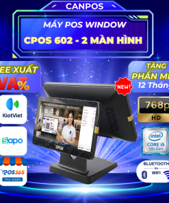 Máy pos cảm ứng Window CPOS 602 - 2 Màn hình 15.6 inch ( Mới )
