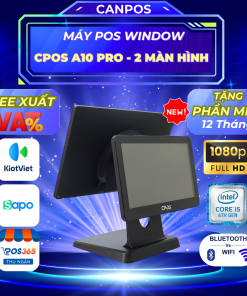 Máy Pos cảm ứng CPOS A10 Pro ( 4G + 64G ) - 2 Màn hình - Màn Hình FHD ( Mới )