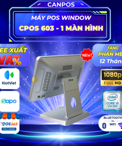 Máy Pos cảm ứng Window CPOS 603 - Màn hình 15.6 inch FHD – Đế kim loại – Máy tính tiền bán hàng