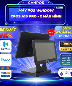 Máy Pos cảm ứng CPOS A10 Pro ( 4G + 64G ) - 2 Màn hình - Màn Hình FHD ( Mới )